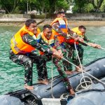 Halang Rintang Dilakukan Prajurit Satrol Kodaeral IX dalam Menjaga Kesiapsiagaan Operasi