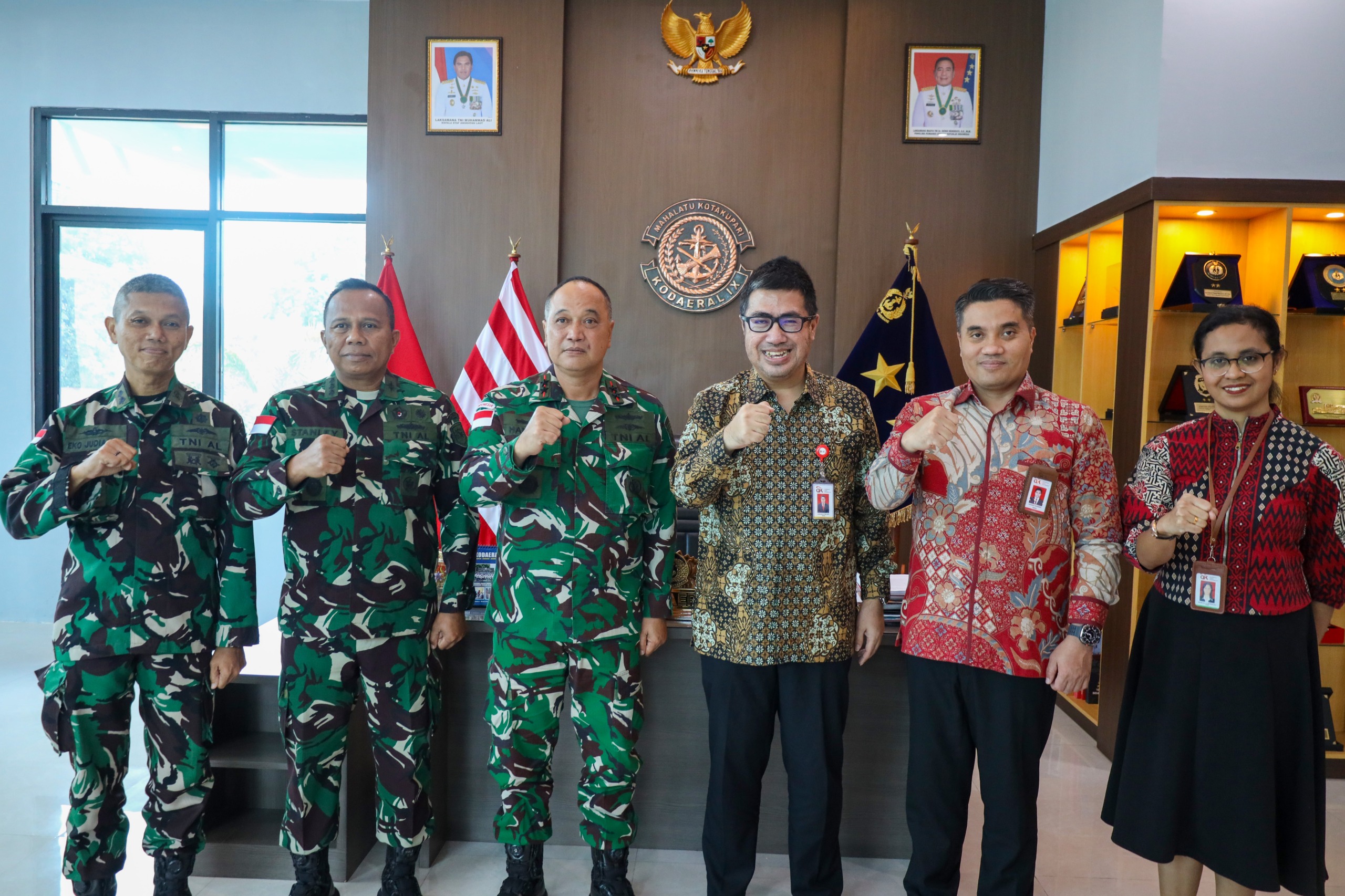 Kodaeral IX dan OJK Maluku Perkuat Sinergi Cegah Kejahatan Finansial Digital