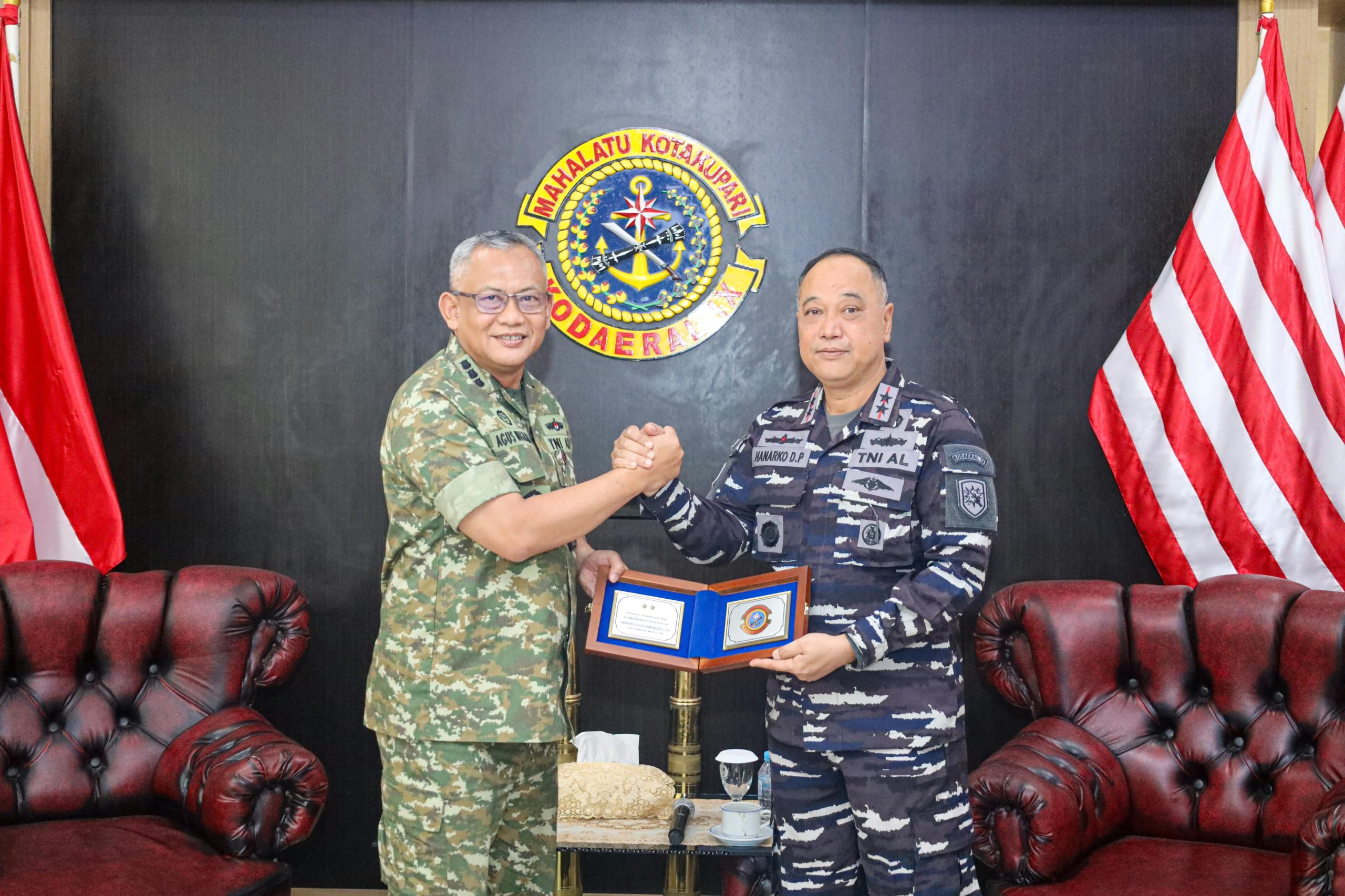Kodaeral IX Perkuat Akuntabilitas BMN, Terima Kunjungan Tim Itjen Kemhan RI